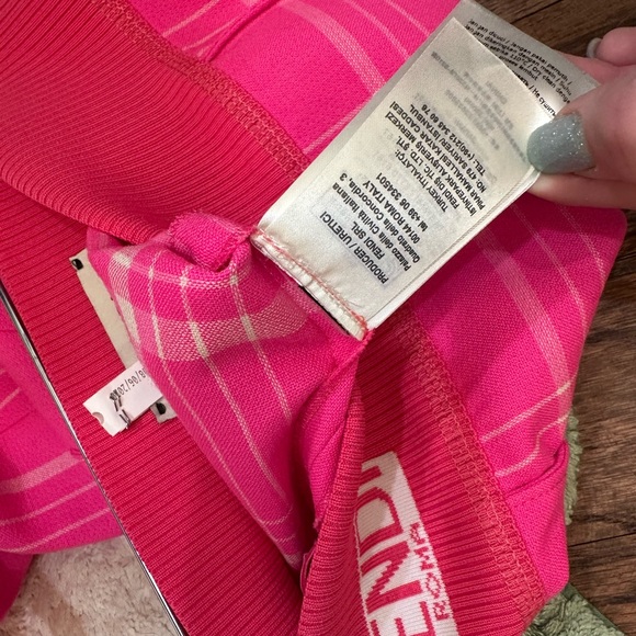 Fendi Hot Pink Plaid Pants Gigi Hadid - Picture 10 of 12